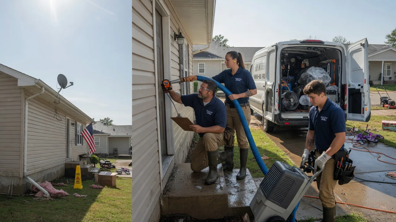 Ceiling Water Damage Restoration in Guthrie, OK near me